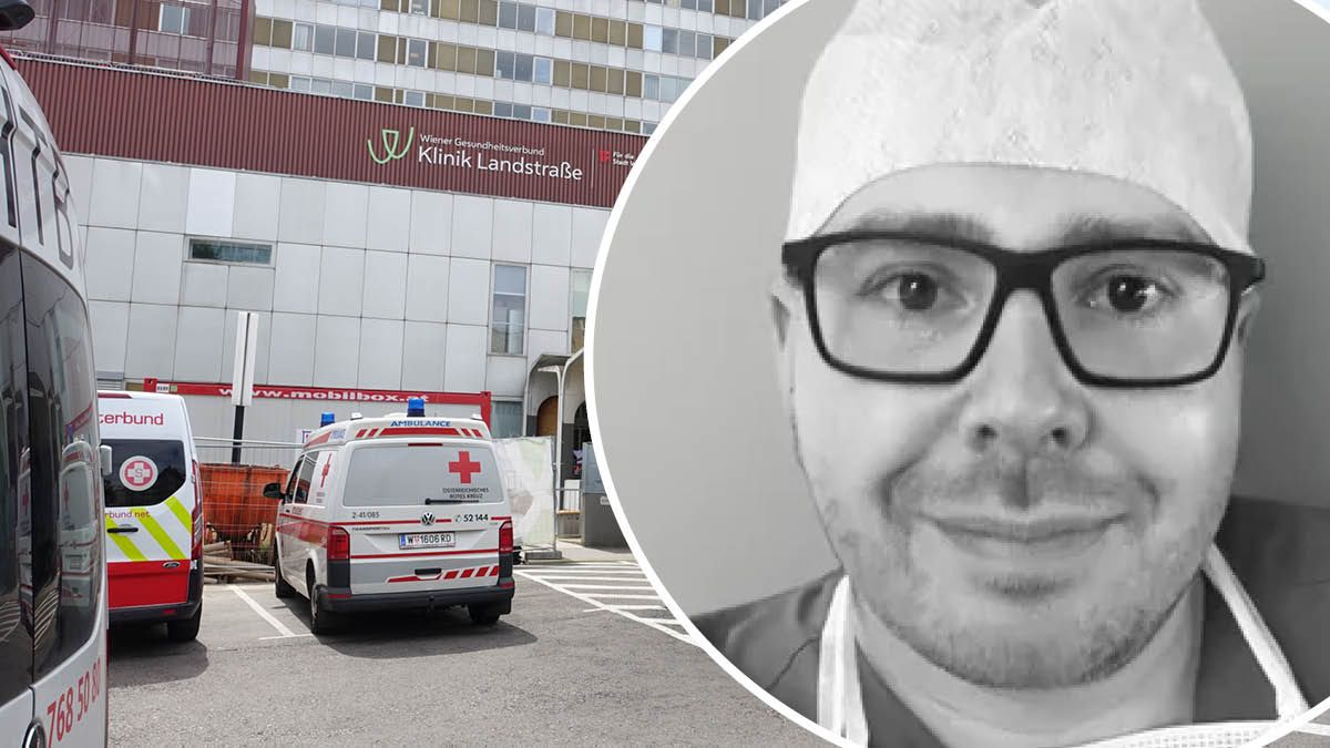 Chirurg Albert Fuchs von der Klinik Landstraße wird in mehreren Eingriffen die Nase wieder herstellen.