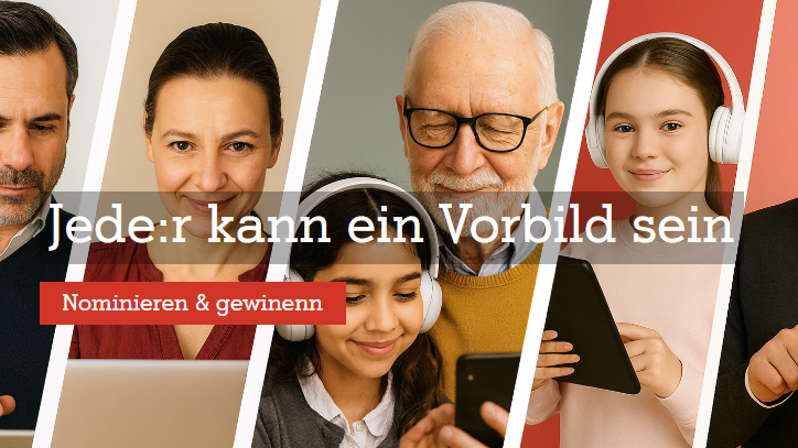A1 Initiative für "Digitale Vorbilder": Gemeinsam Medienkompetenz stärken.
