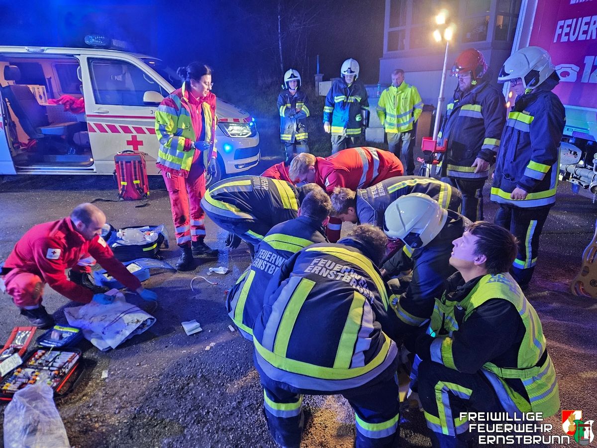 Feuerwehreinsatz in Ernstbrunn: Tödlicher Arbeitsunfall