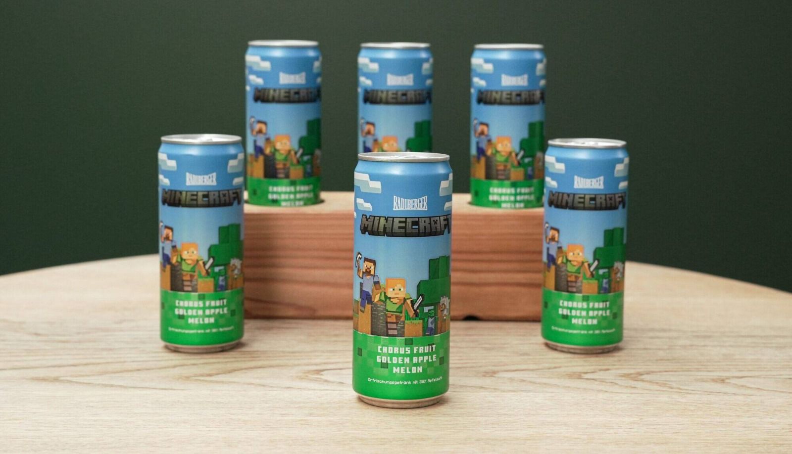 Neuer Minecraft-Drink kommt jetzt in die Regale.