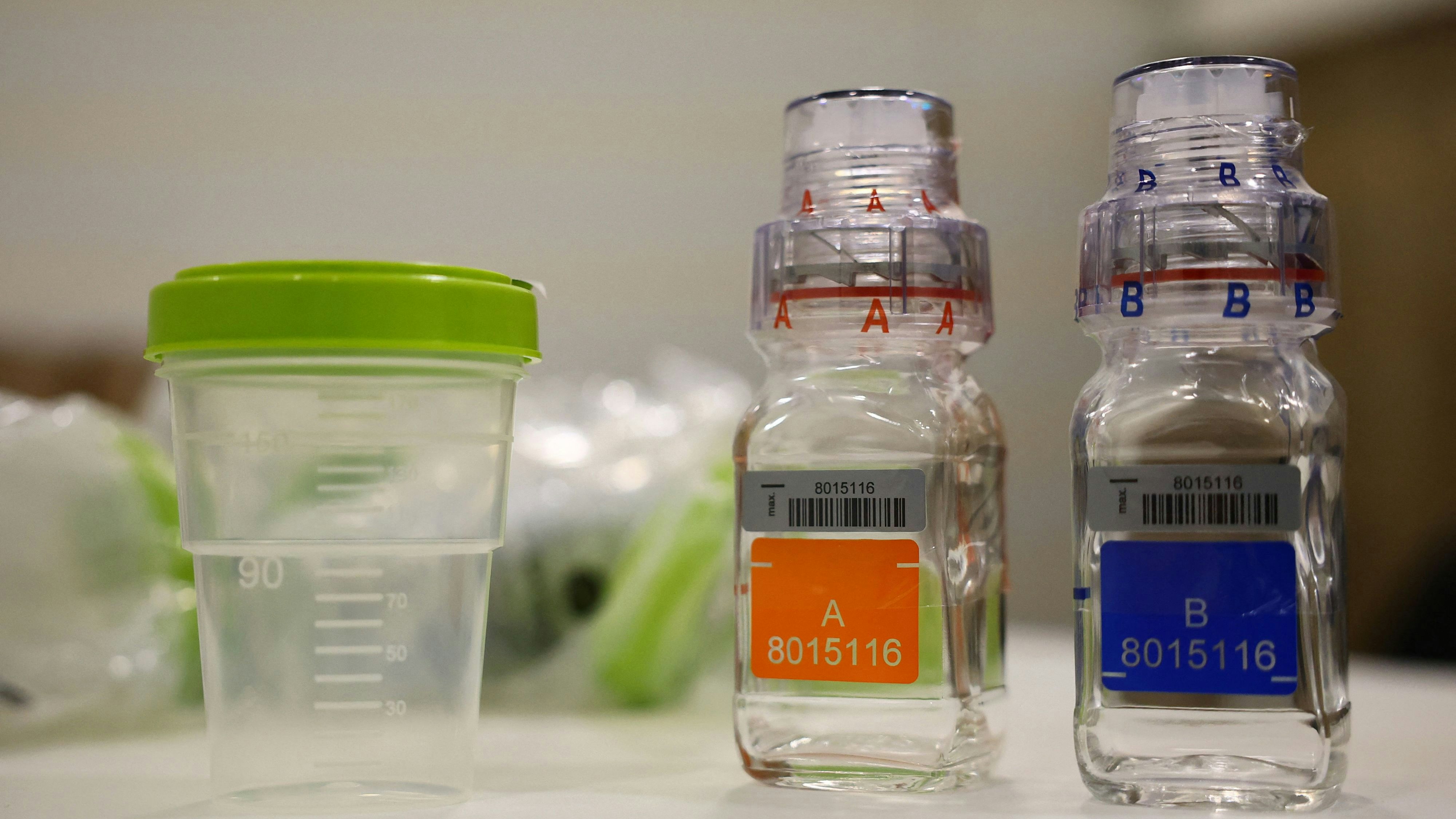 Bei den Enhanced Games in Las Vegas sind erstmals Dopingmittel (hier ein offizielles Test-Kit) erlaubt