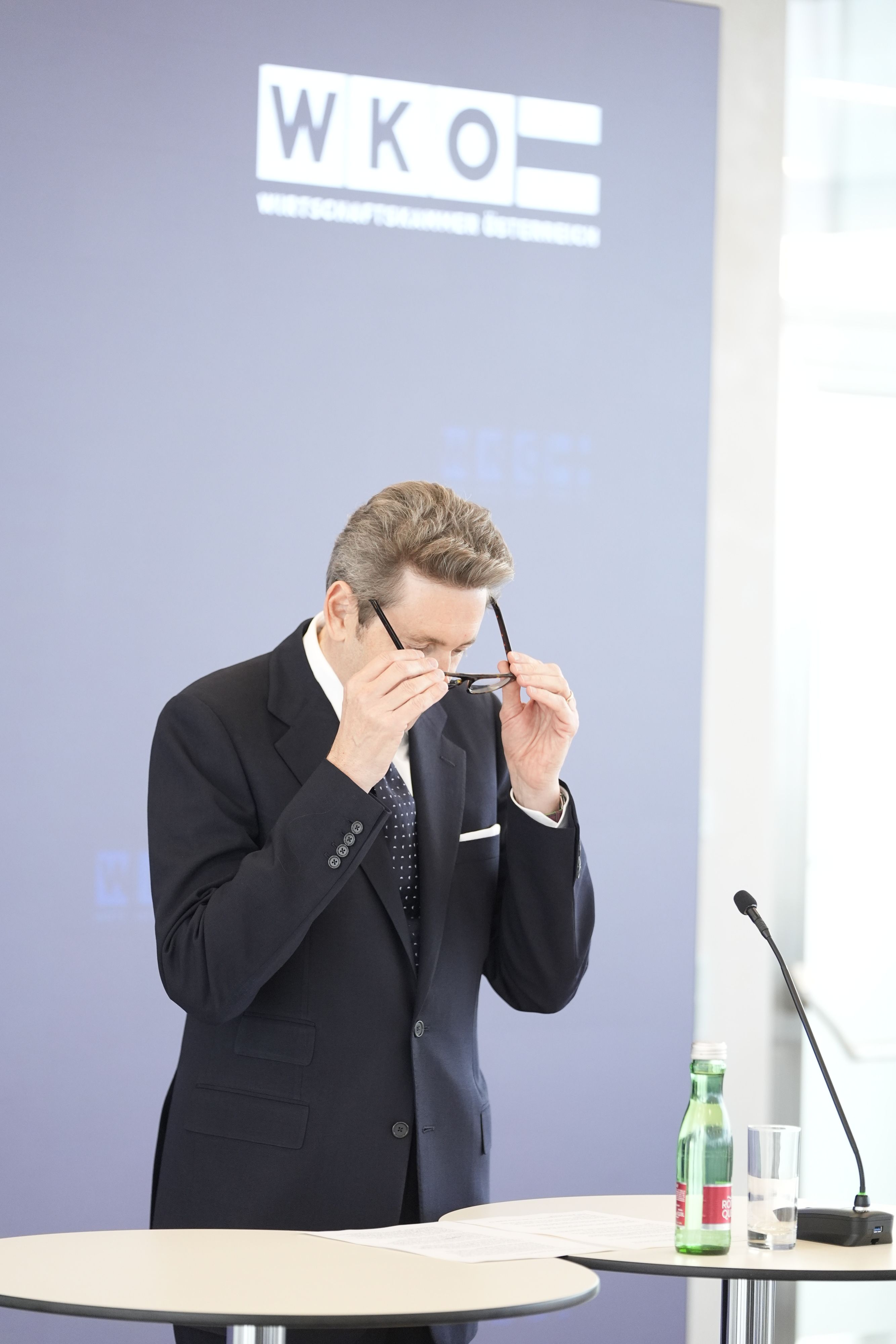 Bei seiner Abschiedsrede stellte Harald Mahrer fest ...