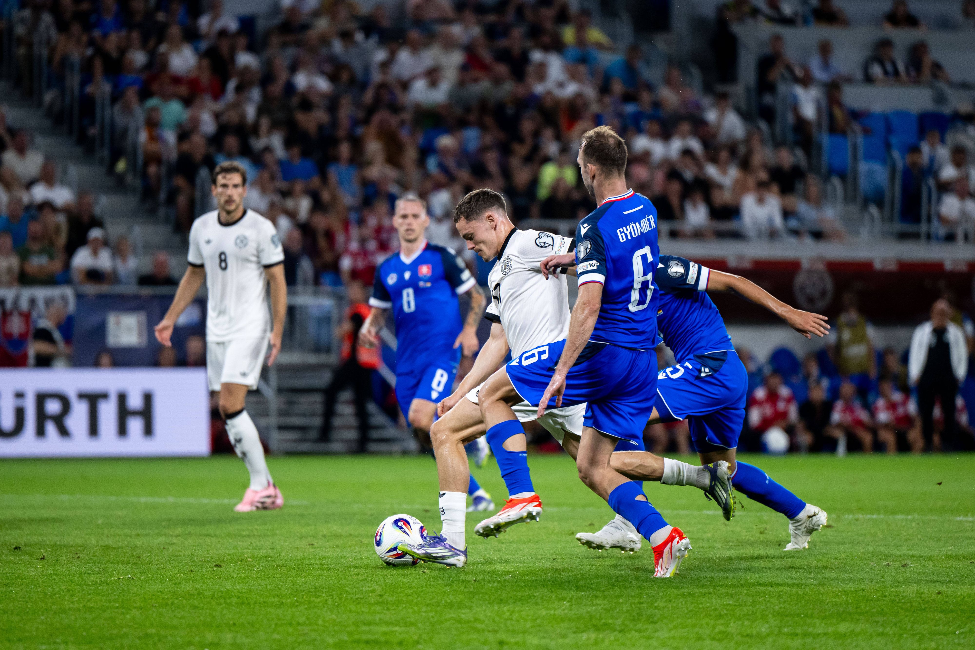 Deutschland steht gegen die Slowakei unter Druck.