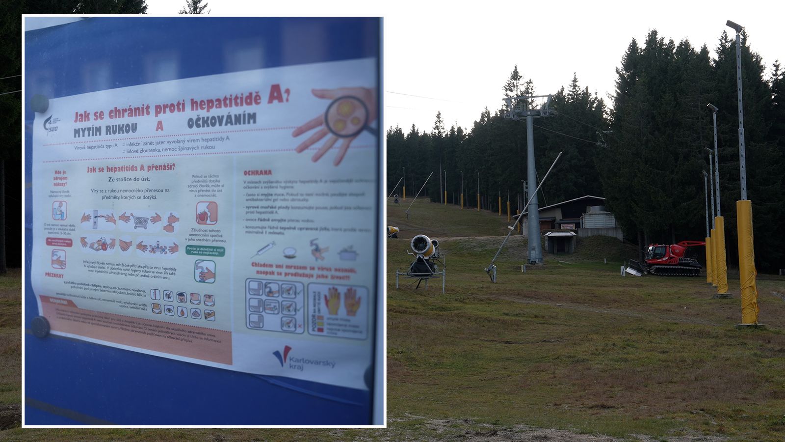 Der erste Skiort im Erzgebirge warnt, auf Hygiene-Regeln zu achten.