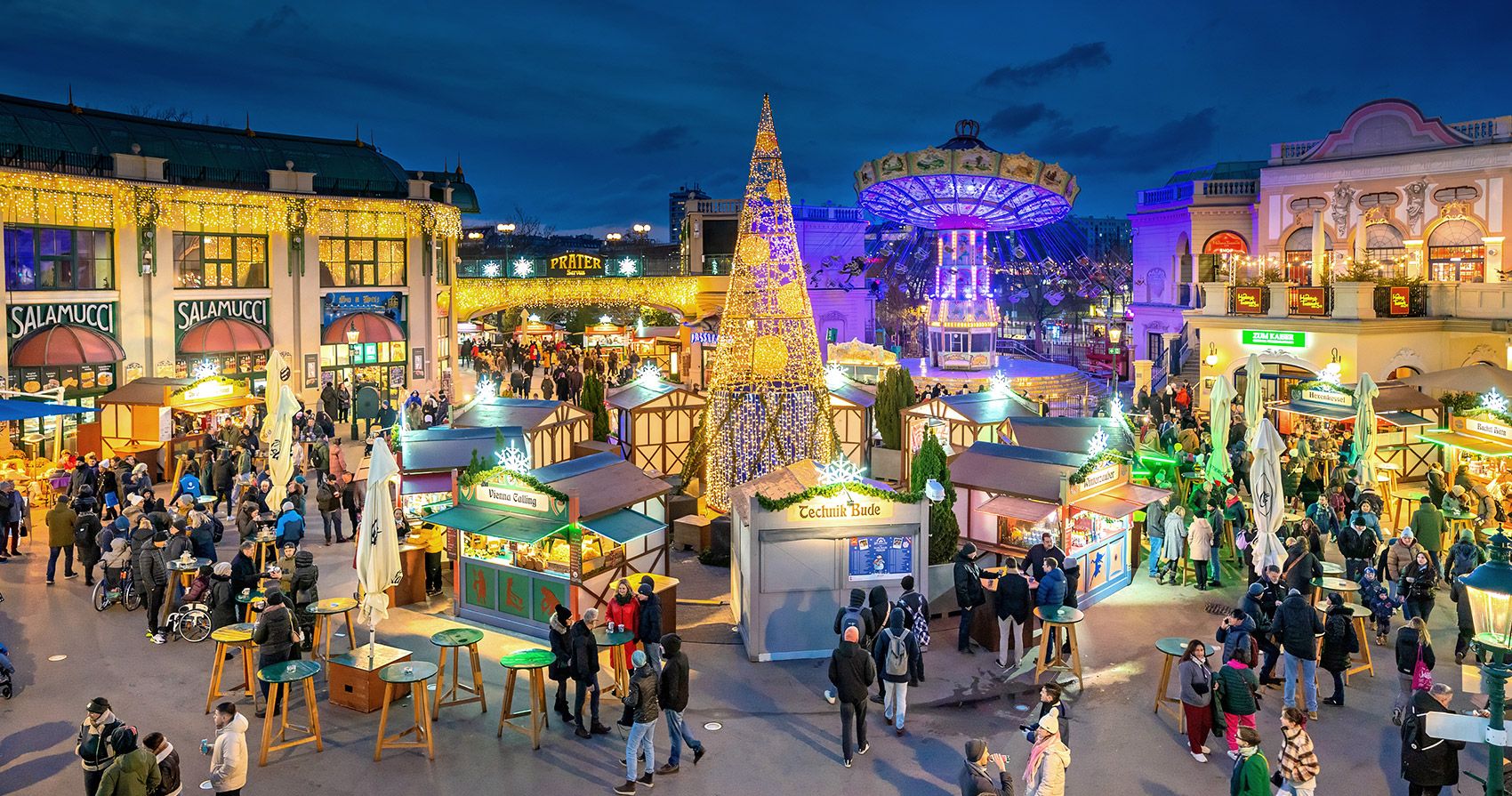 Der Wintermarkt am Riesenradplatz startet am 21. November.