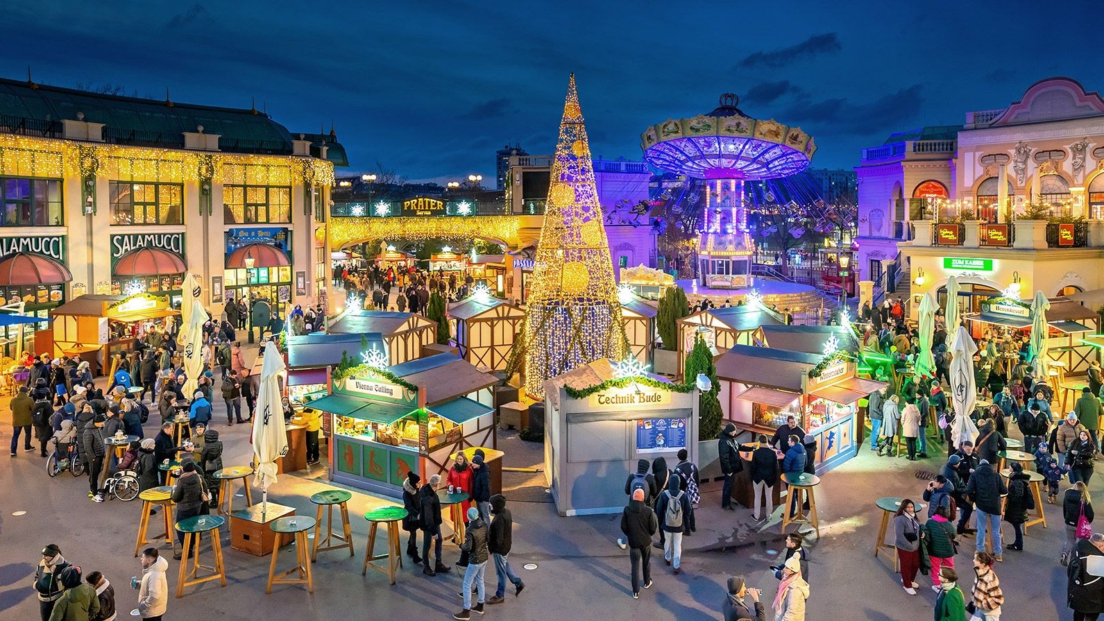 Heute.at - Perchten, Santa & Co – Wiens größter Wintermarkt öffnet