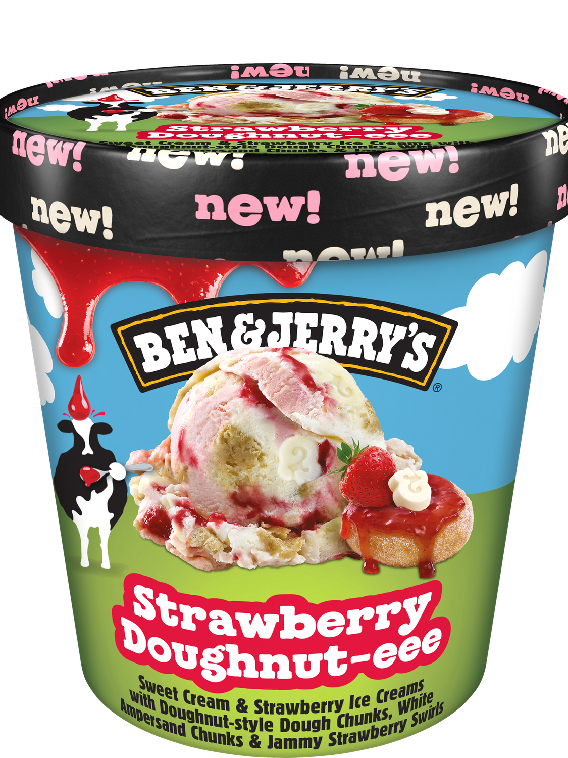 Ben & Jerry’s Strawberry Doughnut-eee