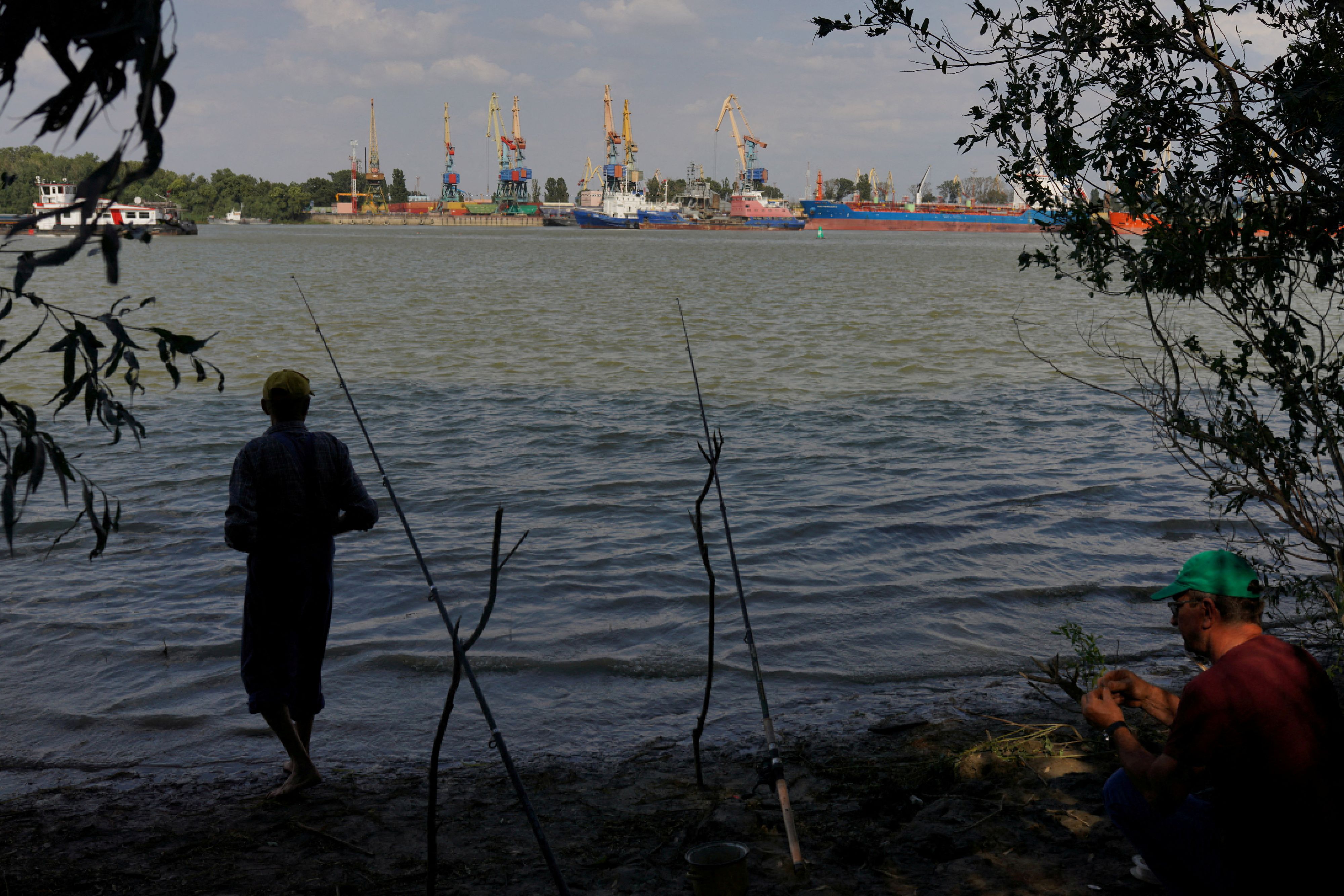 Das rumänische Dorf nahe der ukrainischen Grenze wurde evakuiert. 