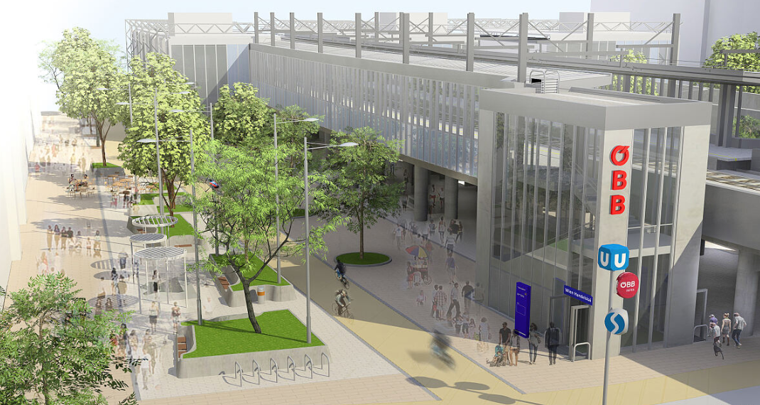 Unter anderem werden die Grünflächen vergrößert, neue Sitzmöglichkeiten geschaffen und zusätzliche Bäume gepflanzt.