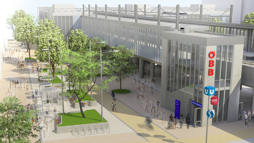 Heute.at - Handelskai – Umbau macht Maria-Restituta-Platz grüner