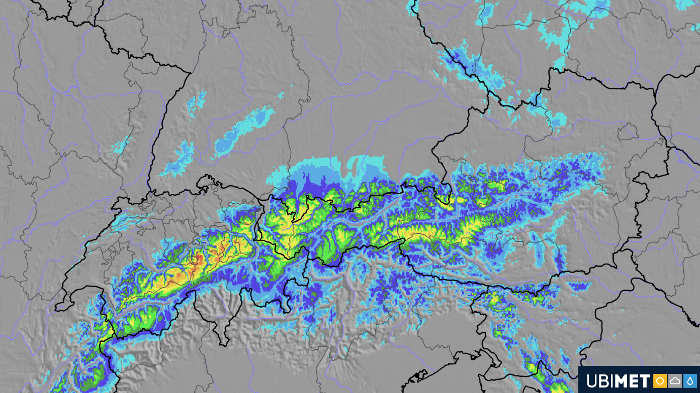 Prognose Neuschnee bis Dienstagmorgen