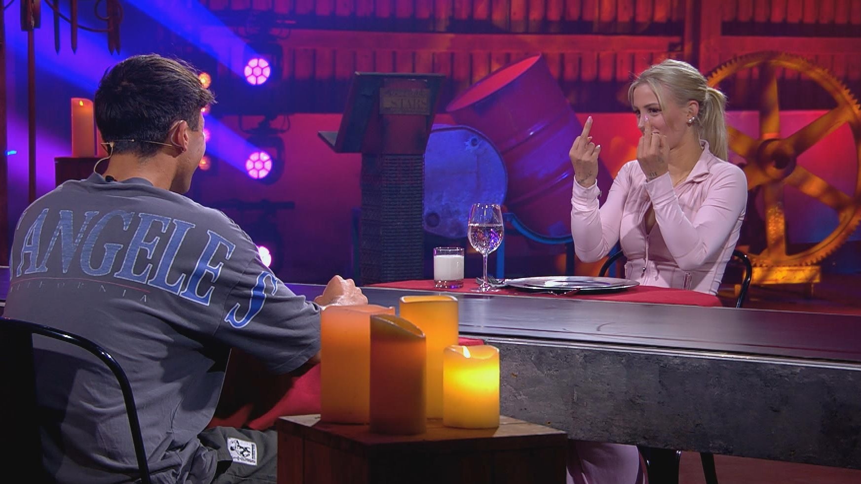 Bei den Spielen gingen Edda und Micha hart miteinander ins Gericht.