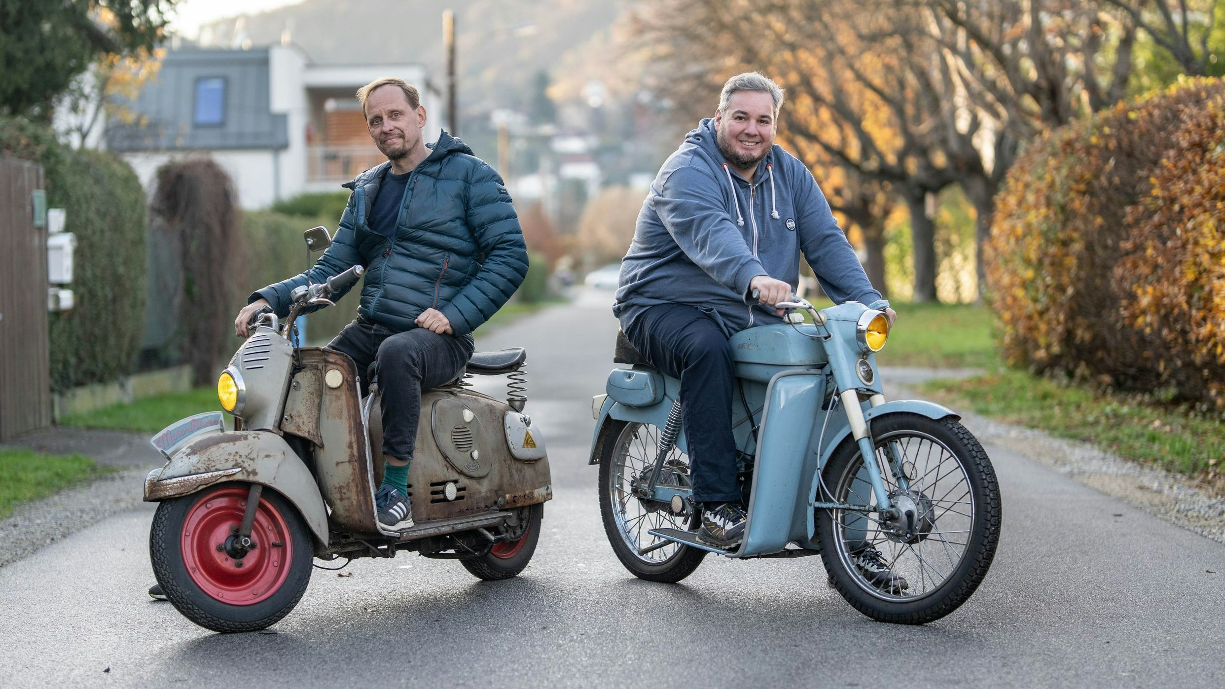 Heute.at - Motorbiene macht aus Oldtimer-Mopeds summende E-Bikes