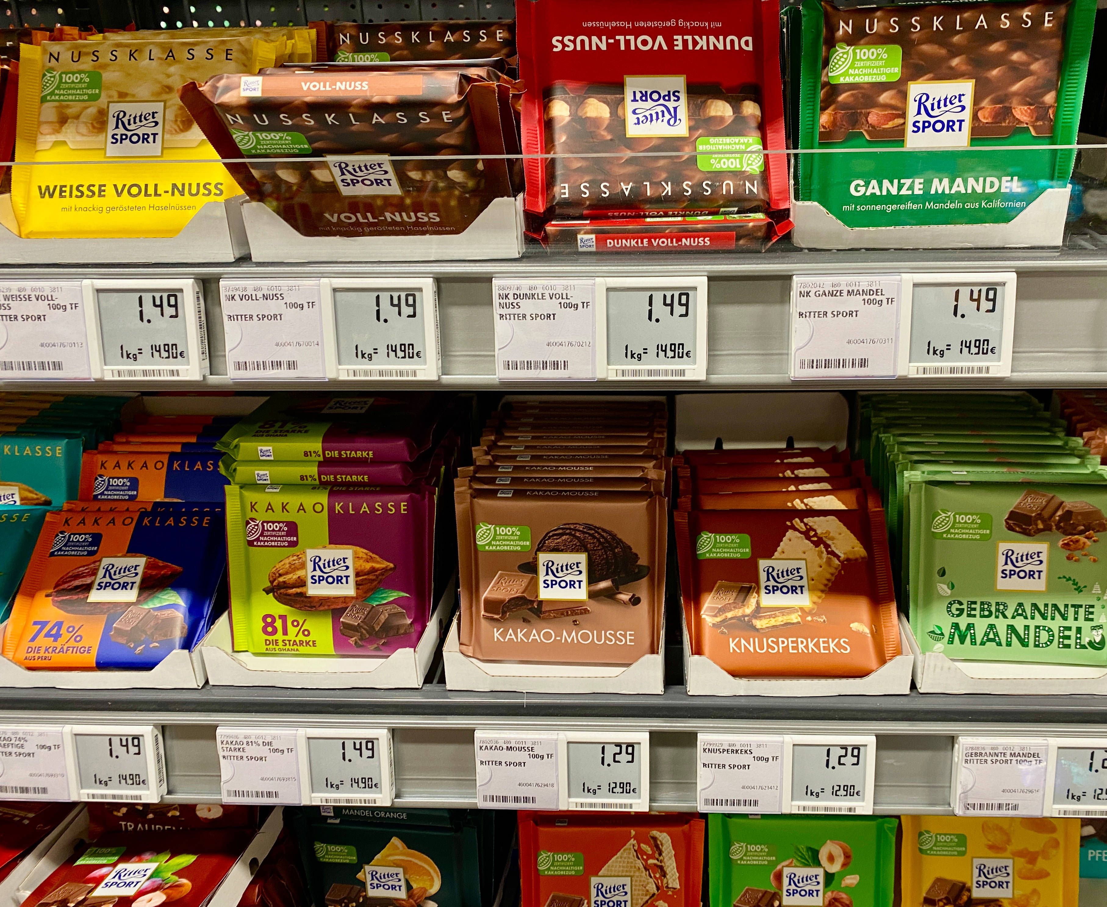 Ritter Sport zieht wegen eines Markenstreits vor Gericht.