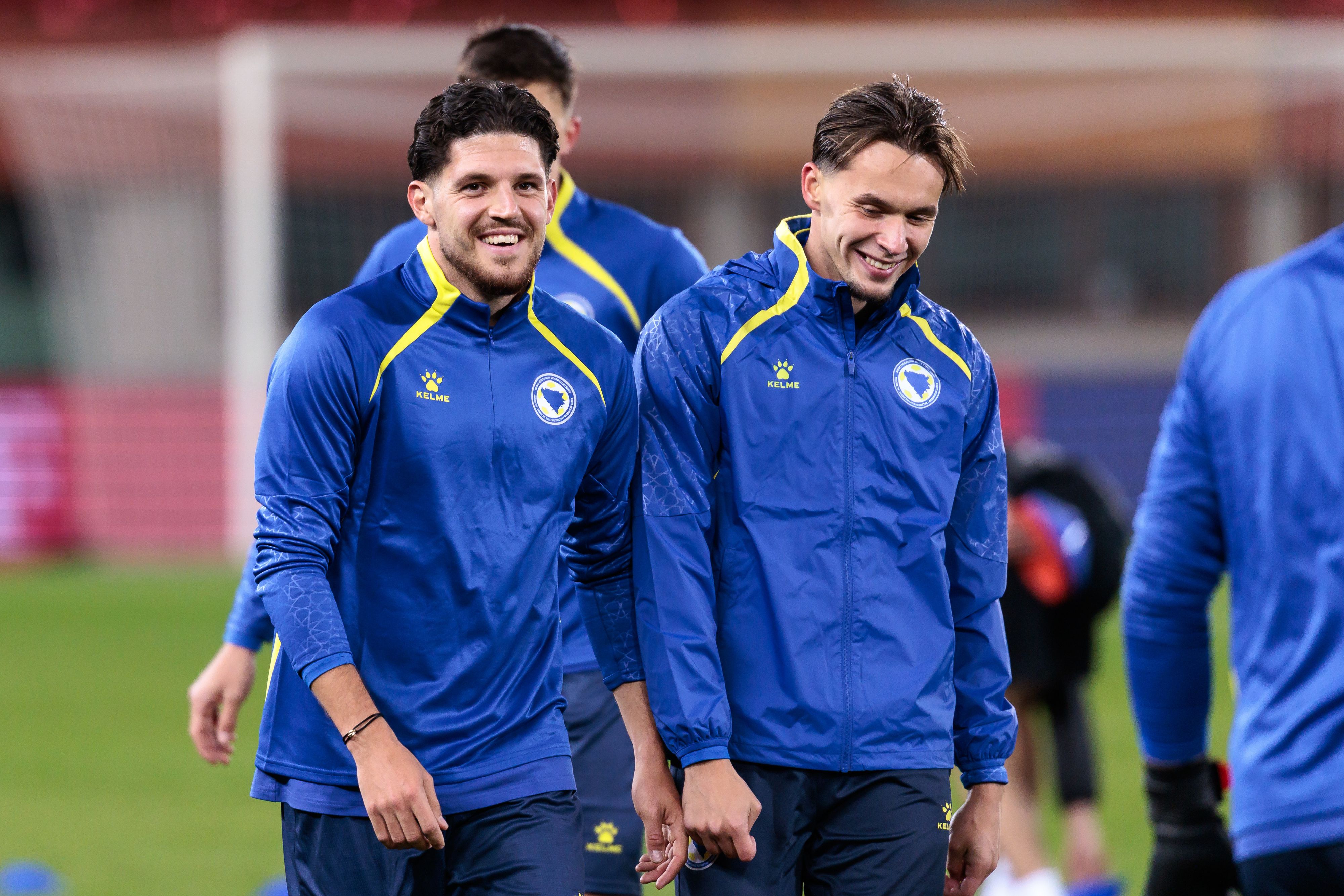 Sturm-Star Karic beim Bornien-Training im Happel-Stadion