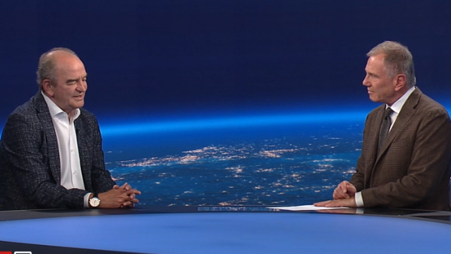 Herbert Prohaska zu Gast in der Zib 2 bei Armin Wolf.