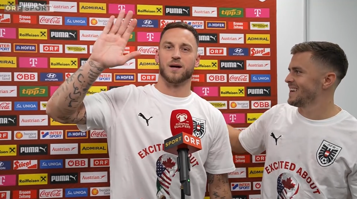 Heute.at - Arnautovic sorgt im Interview mit Pariasek für Lacher