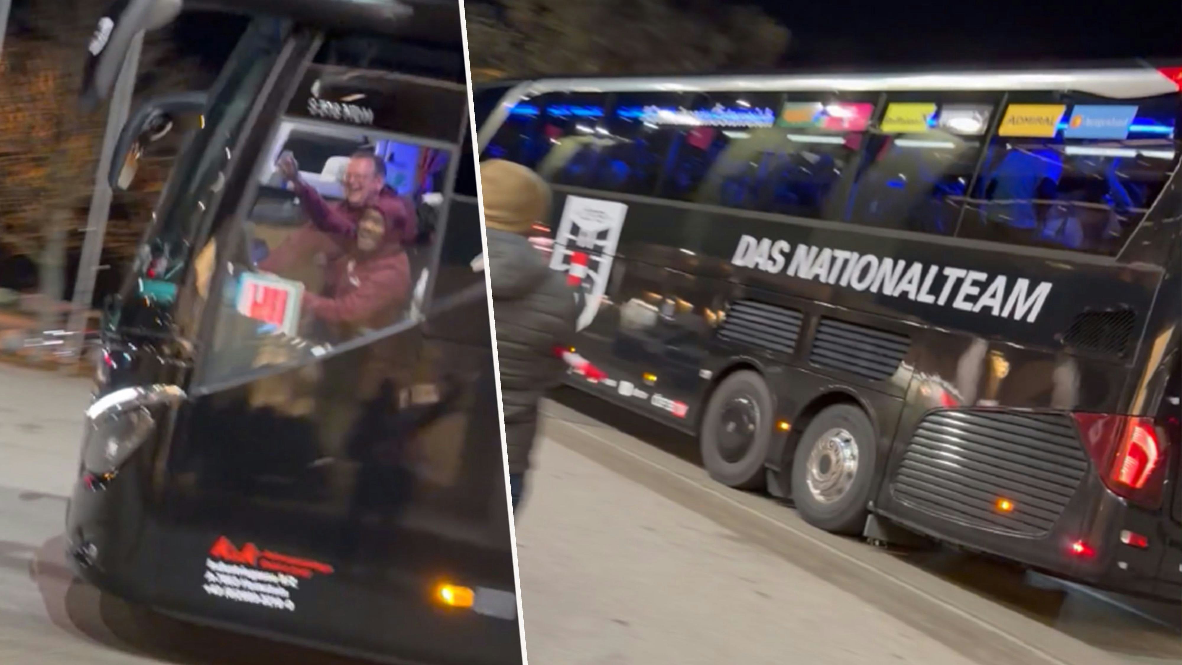 Heute.at - Ekstase im Bus! Kapitän Alaba fährt Österreich zur WM