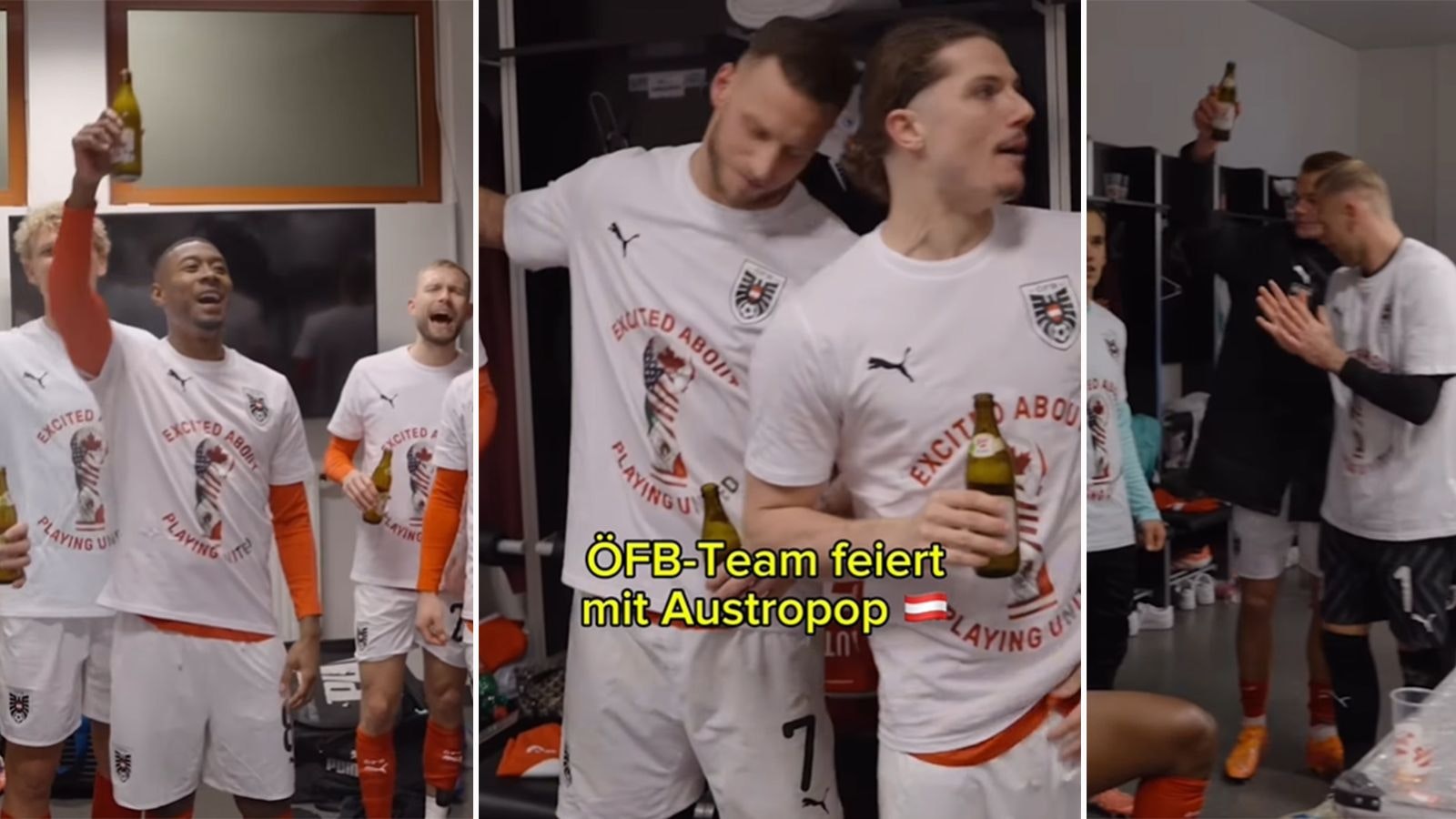 Heute.at - I Am From Austria – wilde Kabinen-Party der ÖFB-Stars