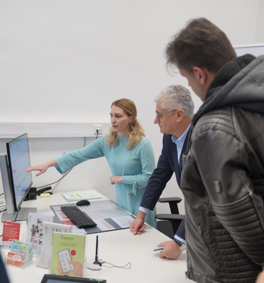 Landesrat Antauer beim Besuch im ÖIF-Integrationszentrum in St. Pölten