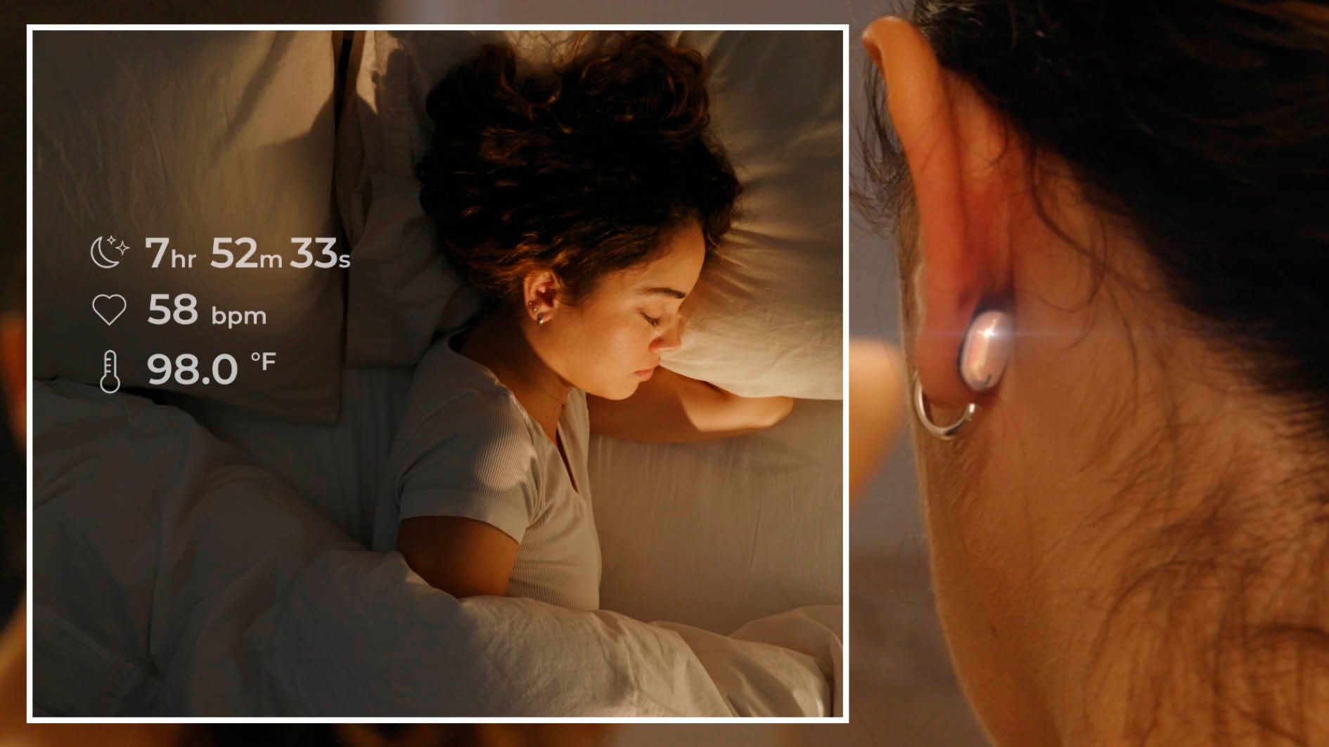 Versteckt hinterm Ohr: Lumia 2 ist der bisher kleinste Gesundheitstracker.