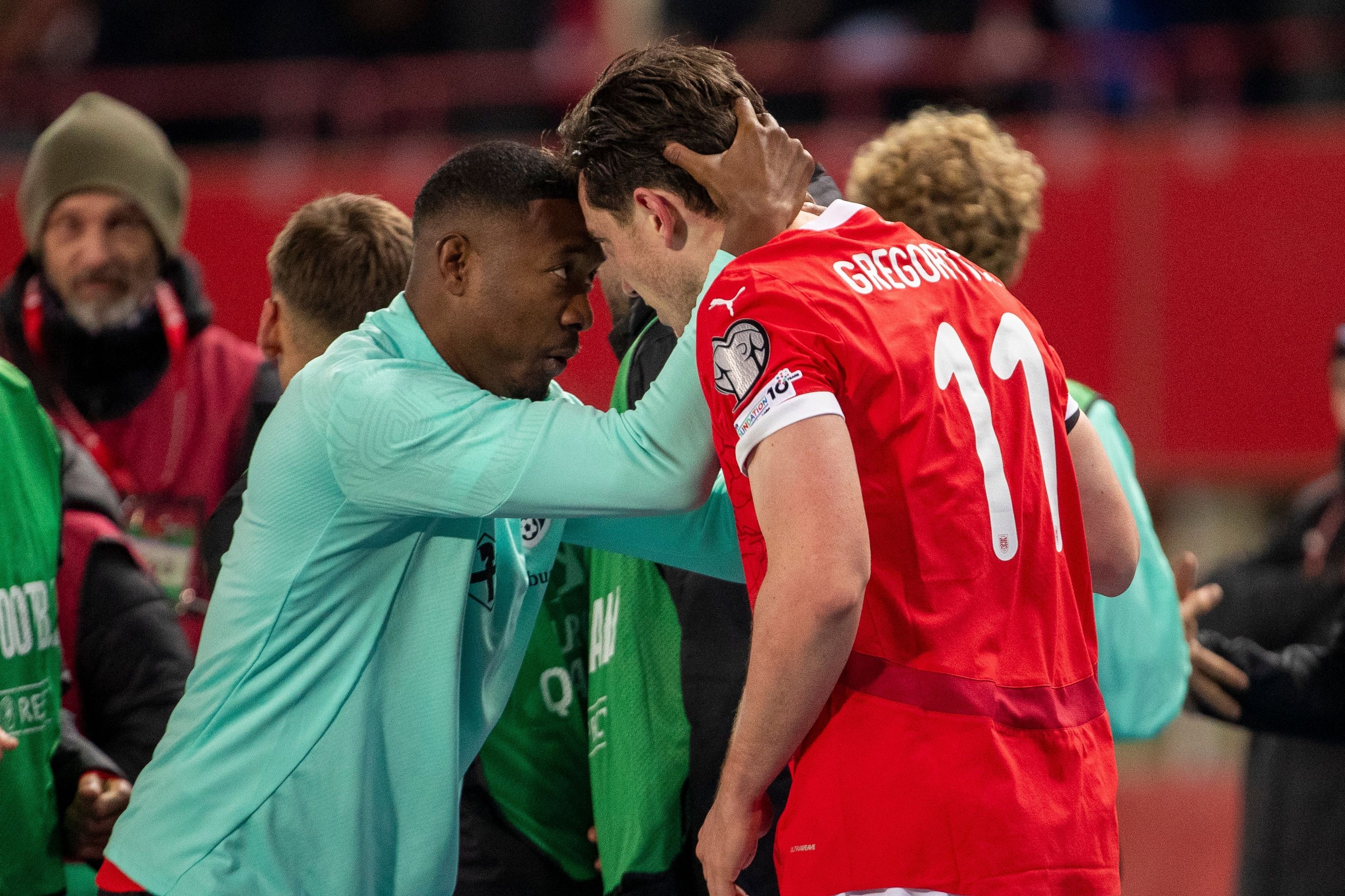 David Alaba und Michael Gregoritsch.