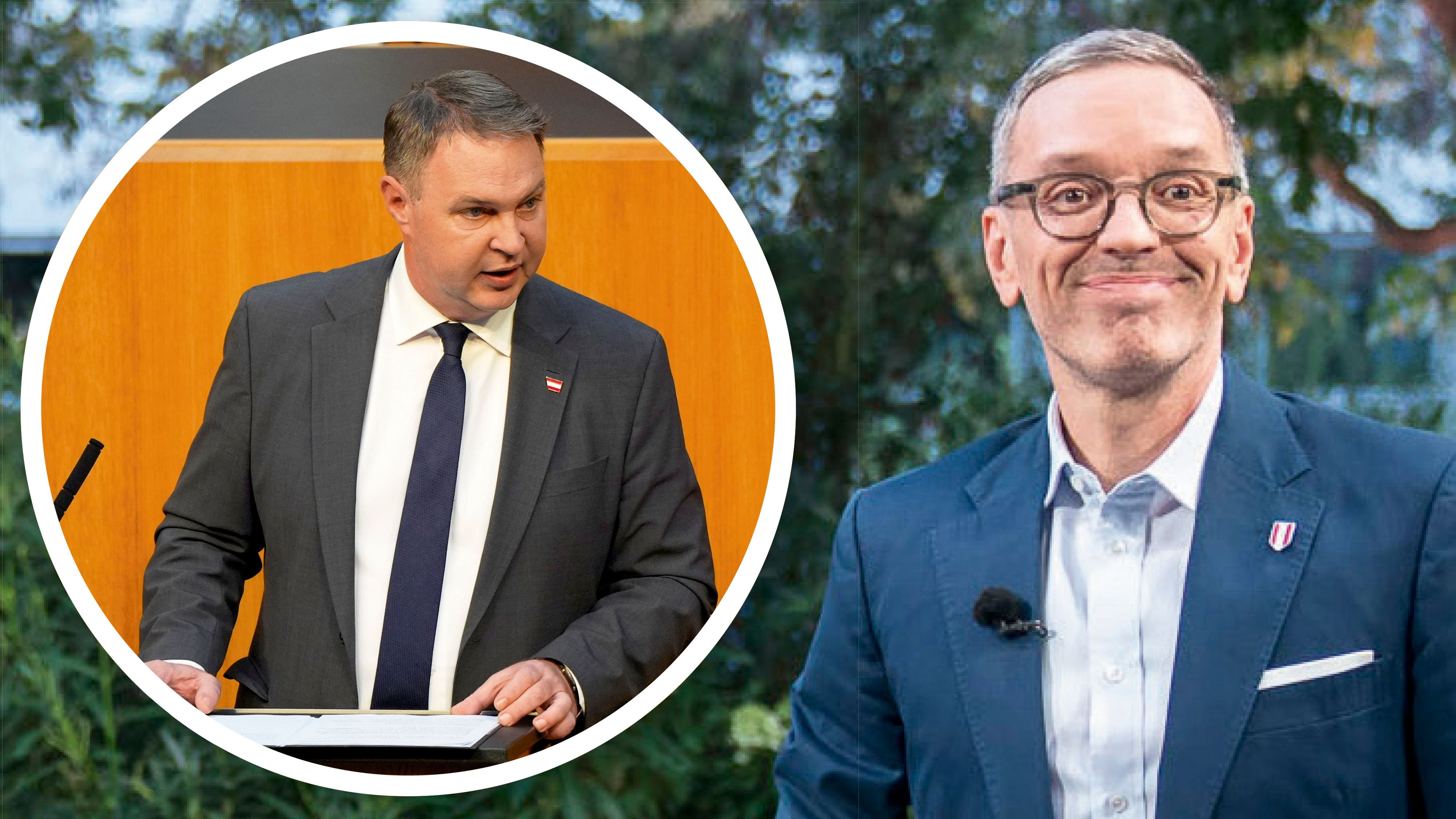 Herbert Kickl führt vor Markus Marterbauer – der SP-Minister stellt Parteichef Babler in den Schatten.