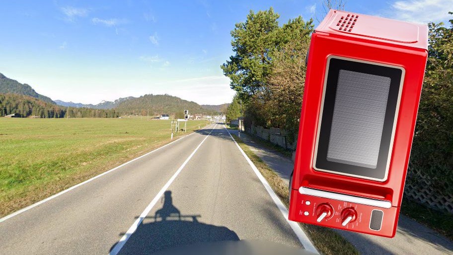 Heute.at - Mikrowelle als Radar: Raser-Schreck auf Landesstraße