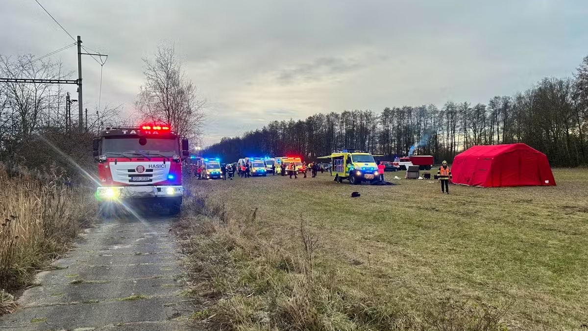 Heute.at - Schweres Zugunglück in Tschechien fordert 40 Verletzte