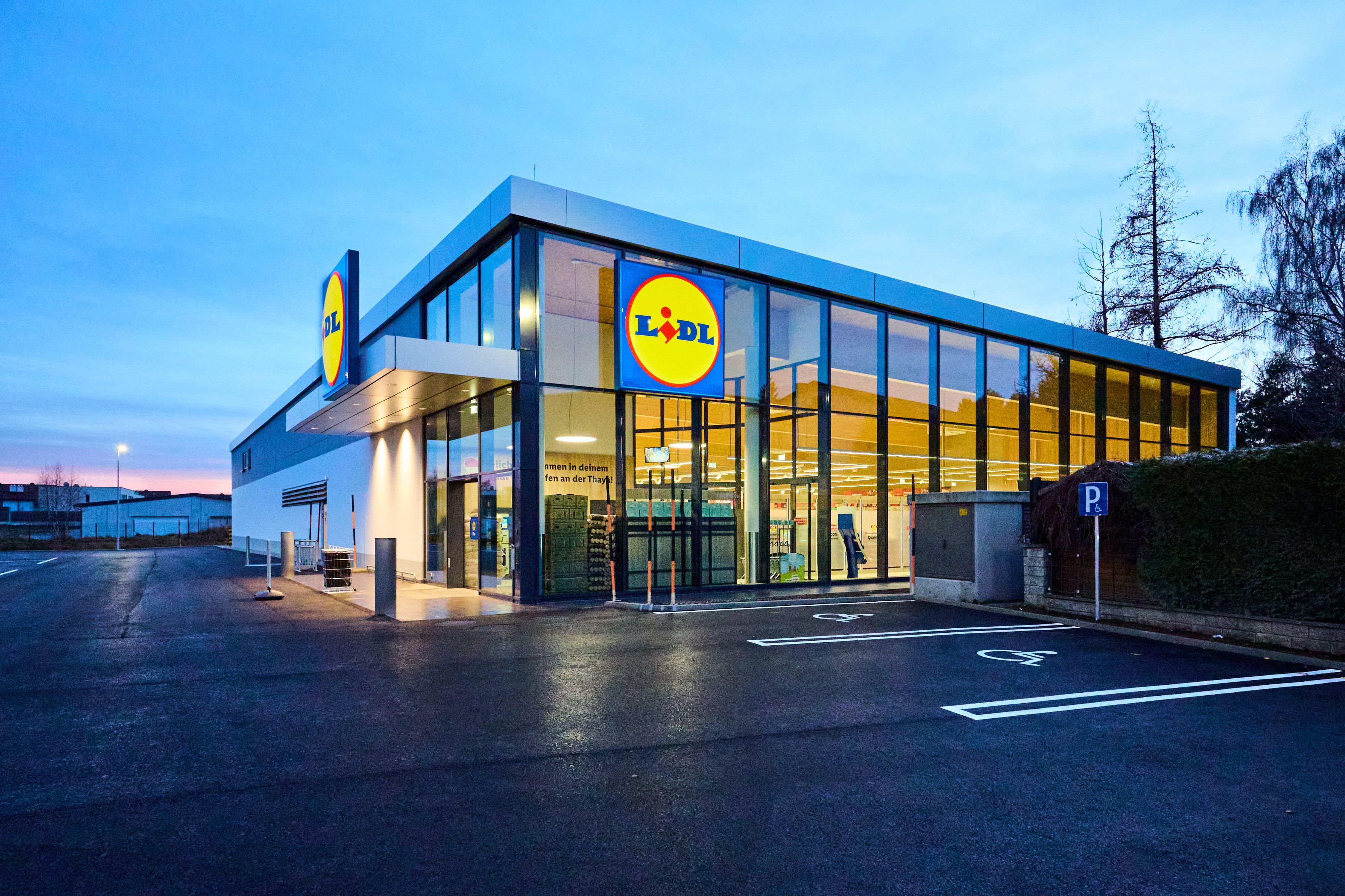 Die neue Filiale in Waidhofen an der Thaya:.Insgesamt investierte Lidl Österreich über 5,3 Millionen Euro in den Neubau.