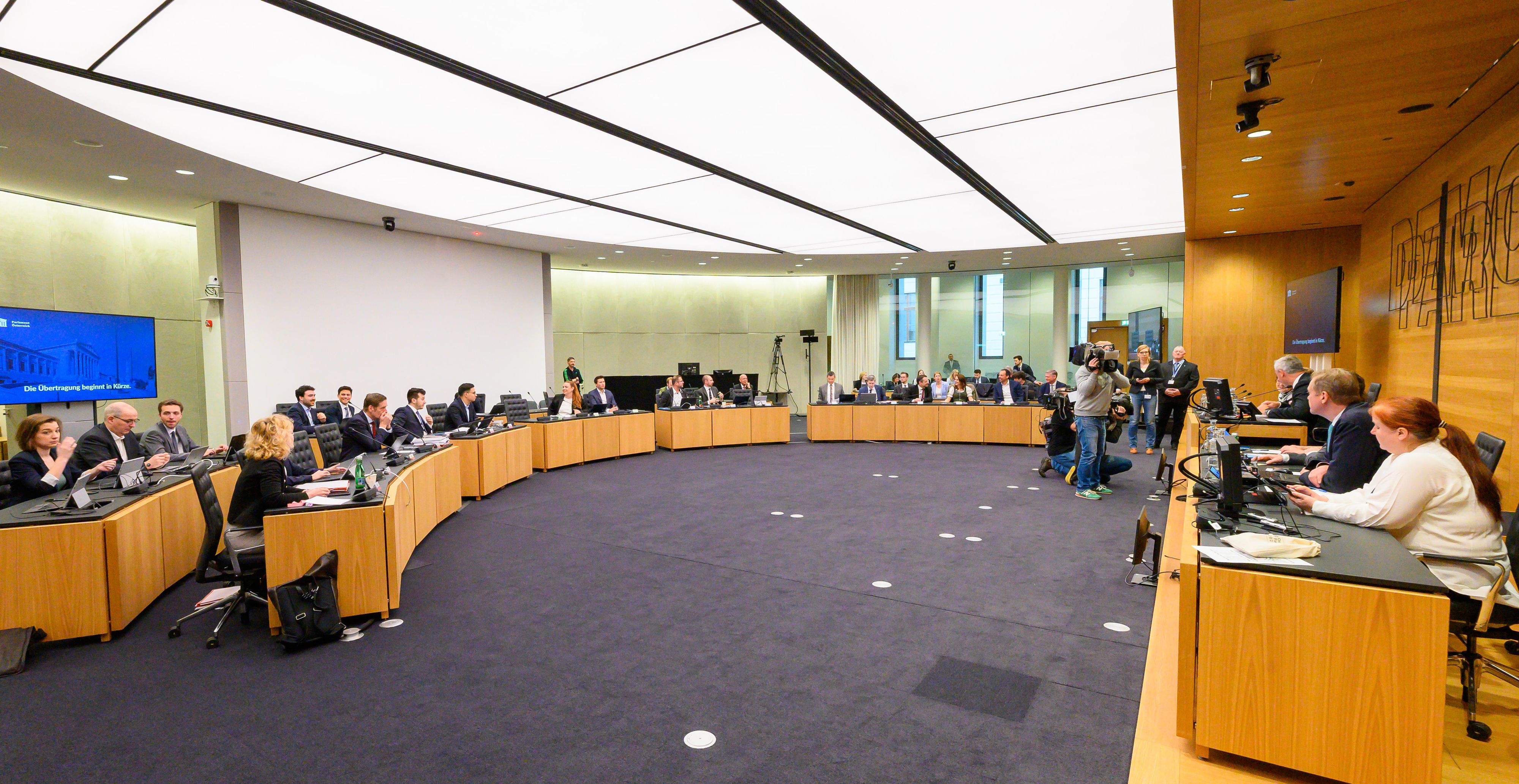 Liveübertragungen wird es in U-Ausschüssen auch weiterhin nicht geben.