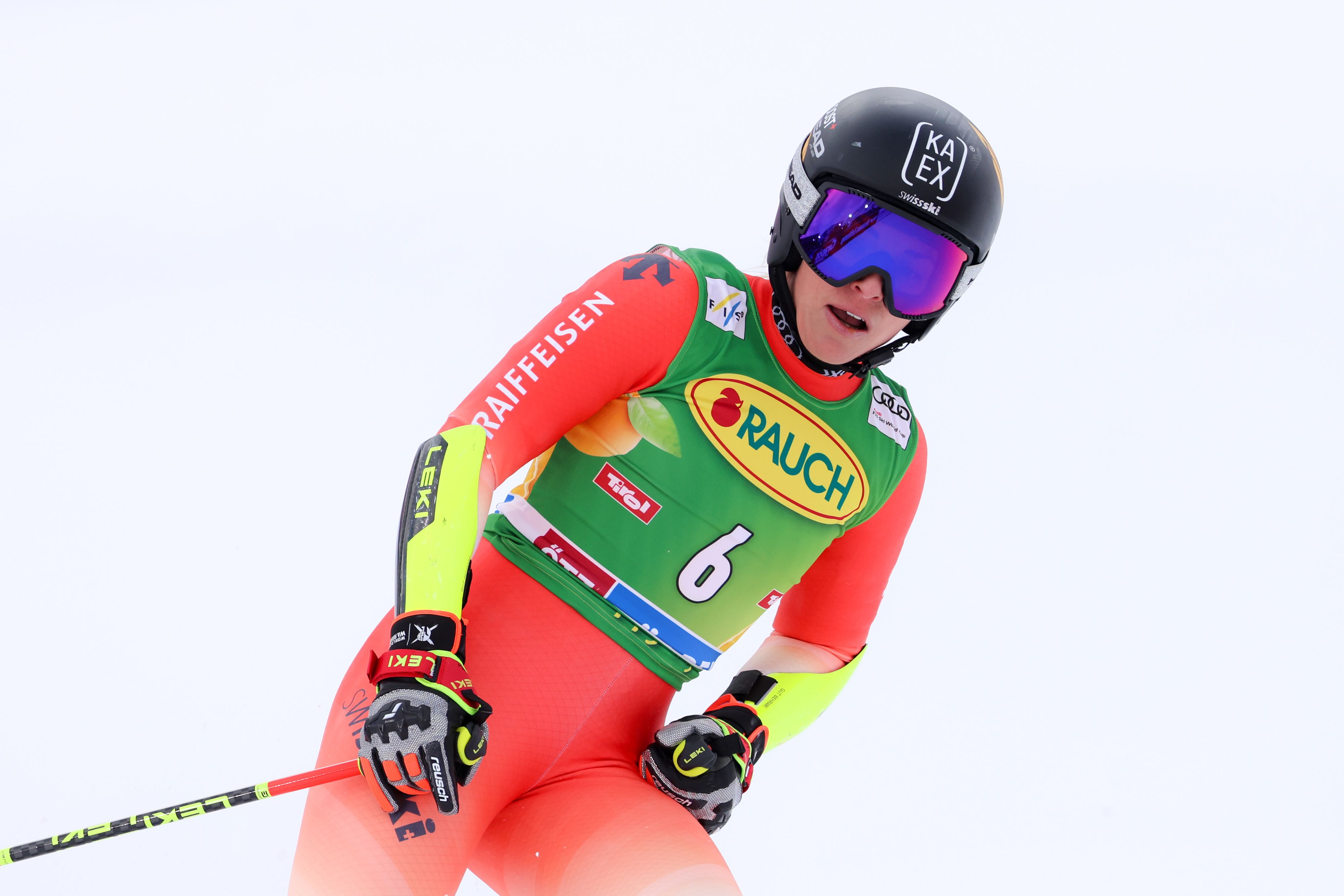 Lara Gut-Behrami stürzte schwer.