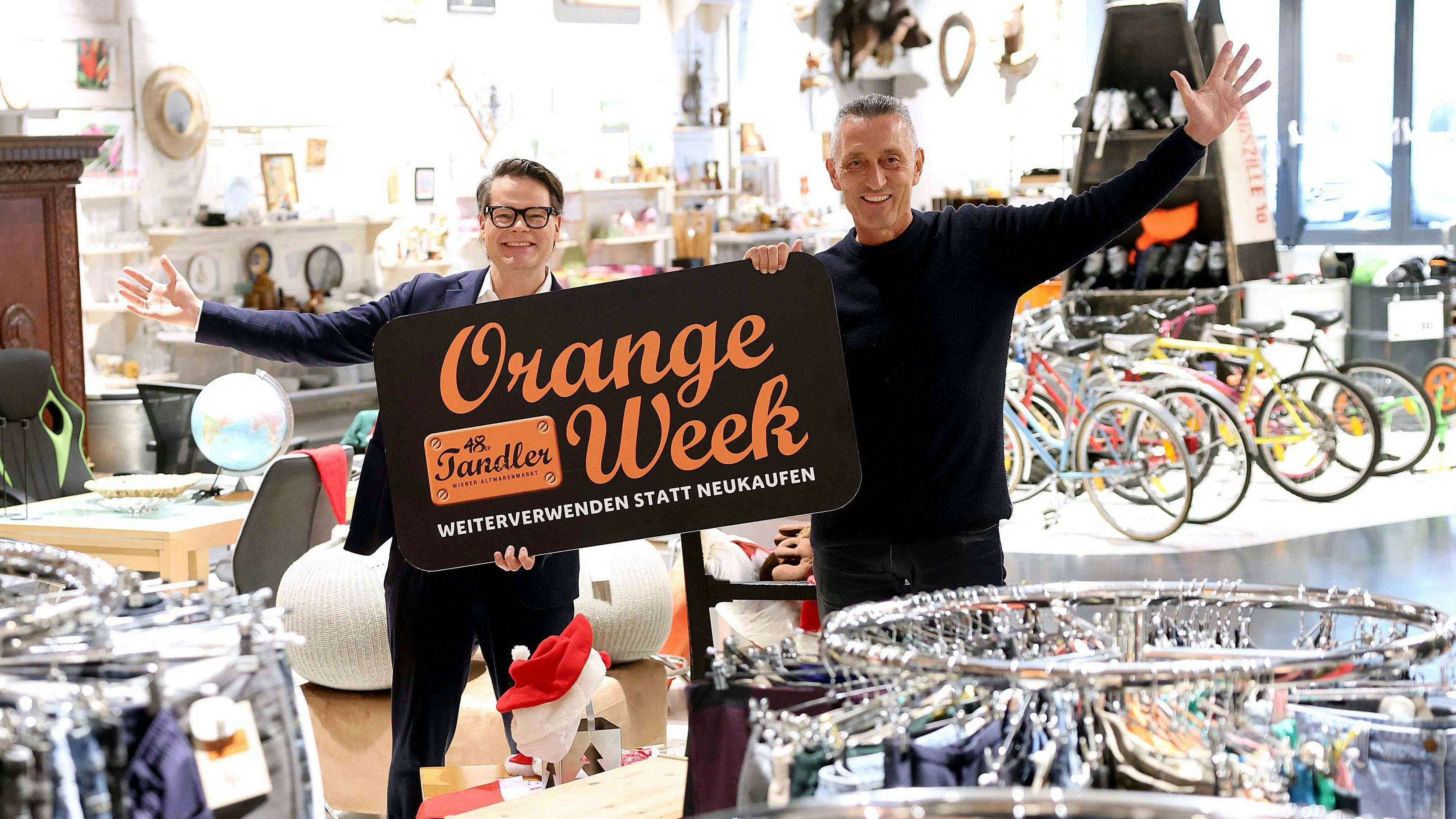 Heute.at - Kein Konsumrausch – Orange Week bei den 48er-Tandlern