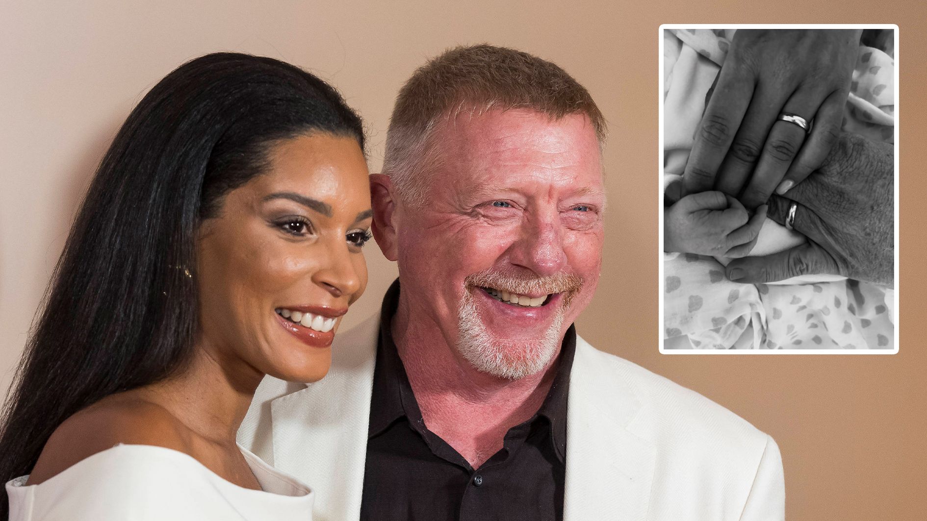 Boris Becker und seine Frau Lilian freuen sich über ihr erstes gemeinsames Kind. Die Tennis-Legende ist damit zum fünften Mal Vater geworden.