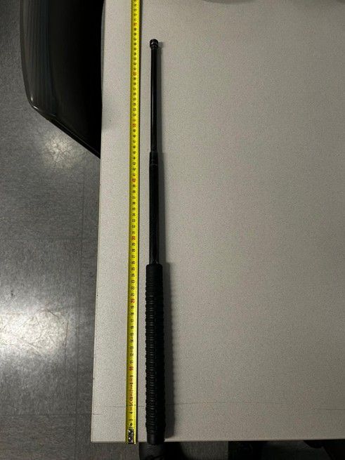 Die Polizei konnte diesen Totschläger sicherstellen.