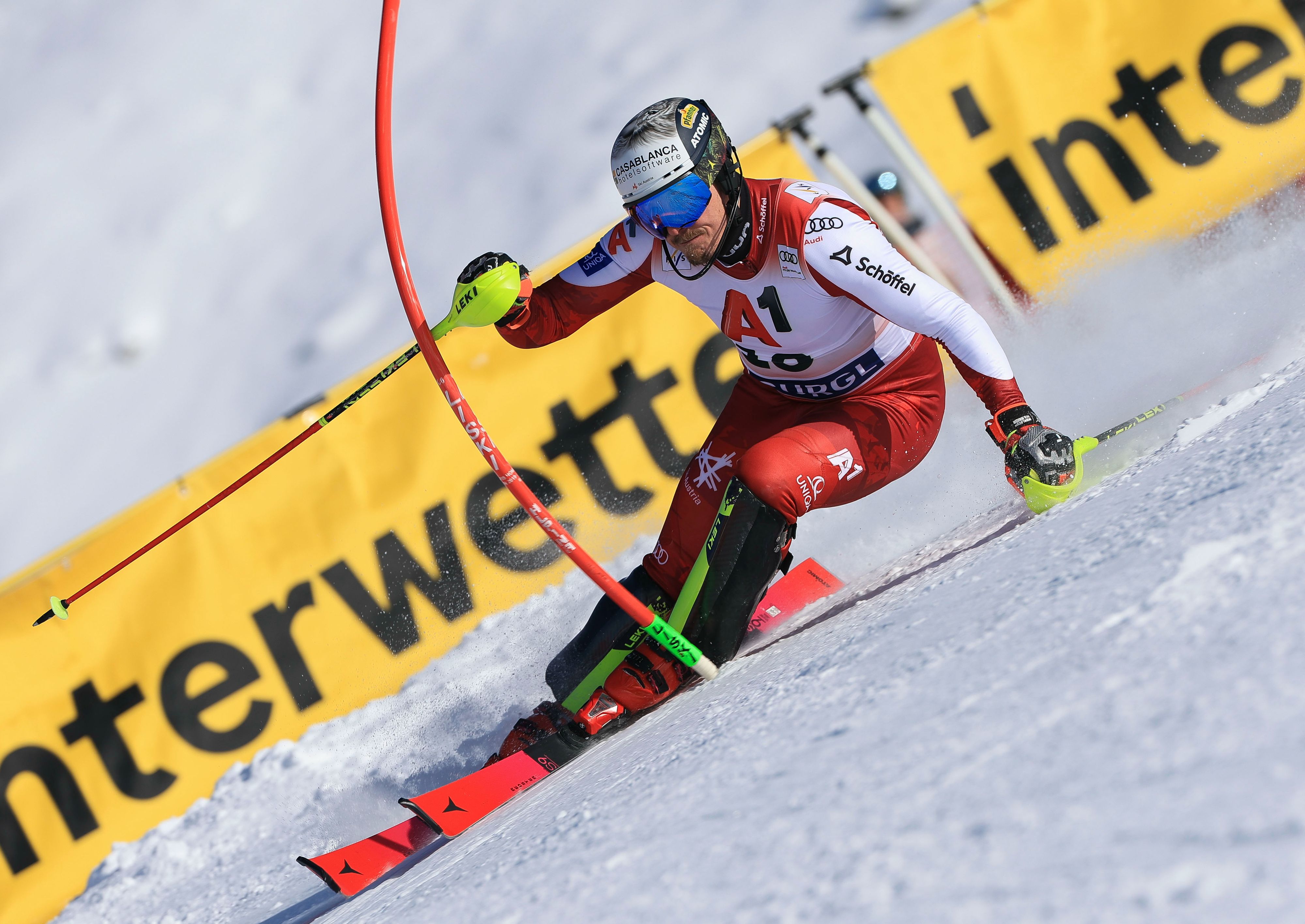 Manuel Feller geht als bester Österreicher von Position sechs in den zweiten Durchgang.