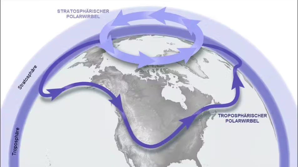 Heute.at - Reißt Polarwirbel, wird Europa eisig lahmgelegt