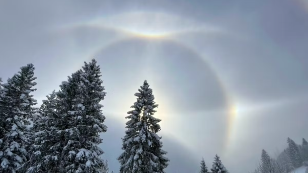 Heute.at - Magisches Himmelsschauspiel begeistert Spaziergänger