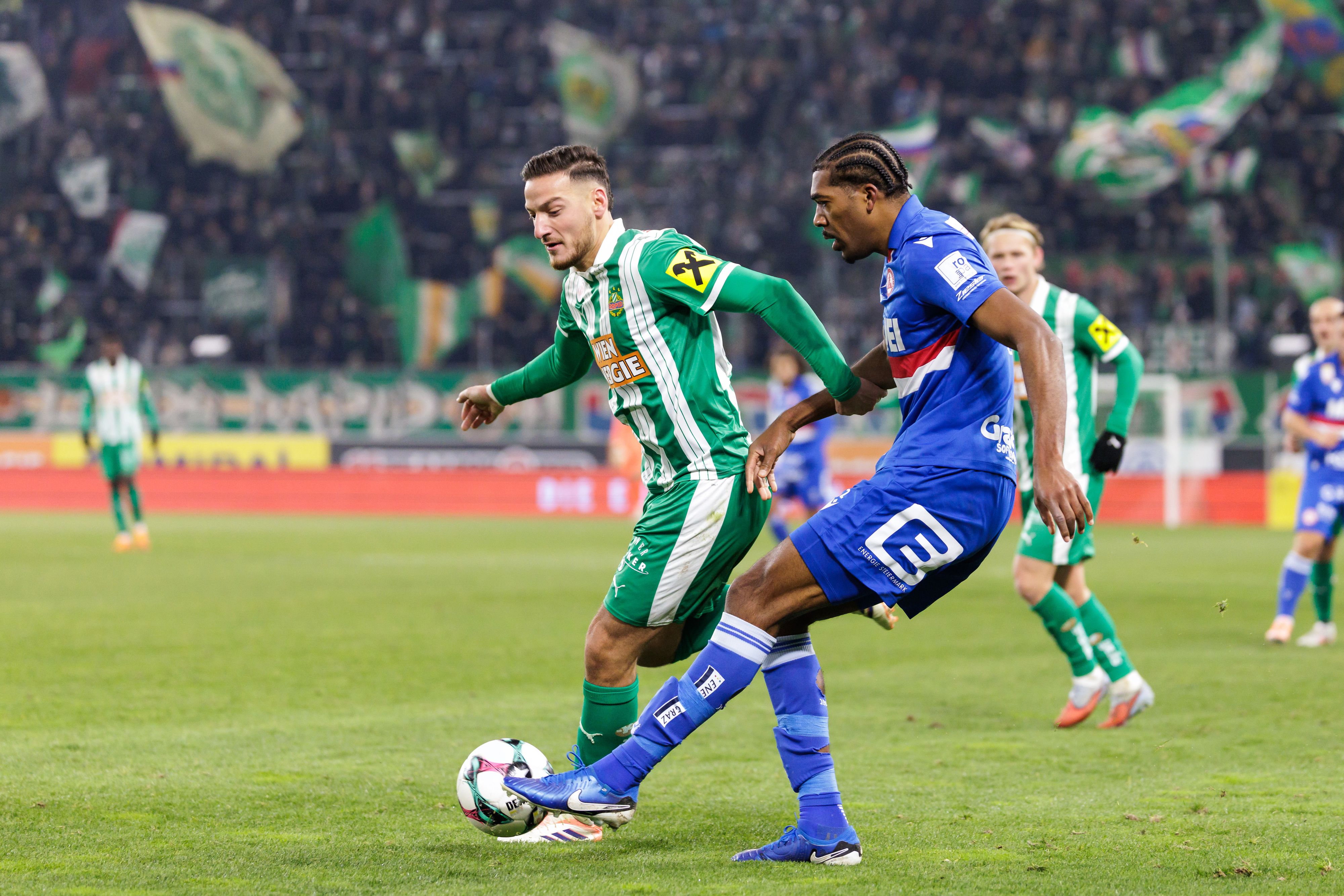 Durch die Niederlage verpasst Rapid den Sprung an die Tabellenspitze.