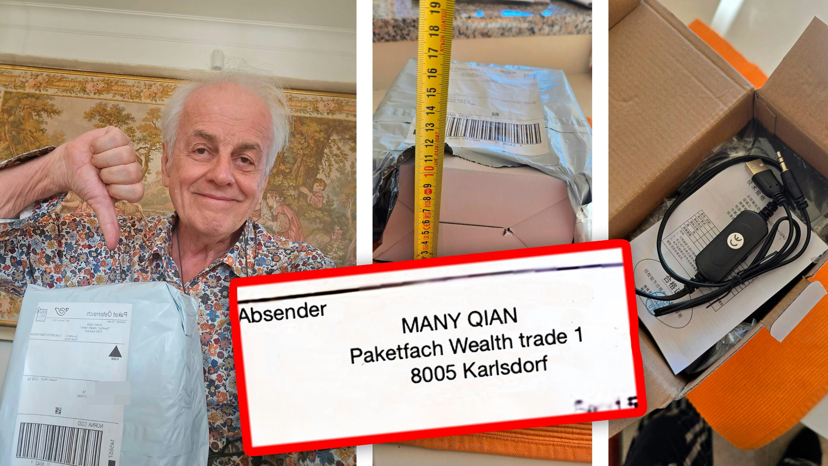 Heute.at - Paket voll Mist – Grazer tappt in Black-Friday-Falle