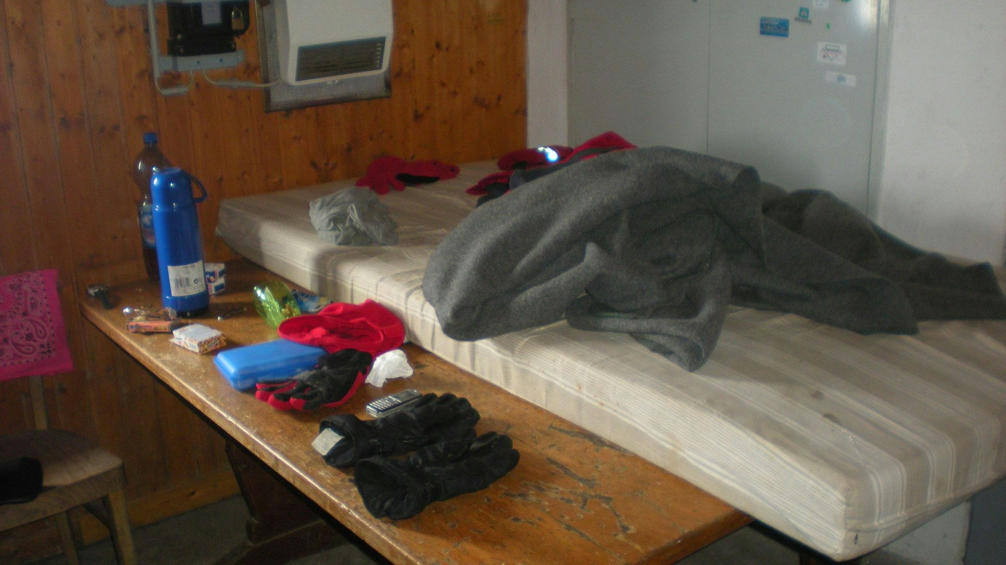 Hier verbrachten Bübl und sein Kumpel aus der Schulzeit eine eisige Nacht.