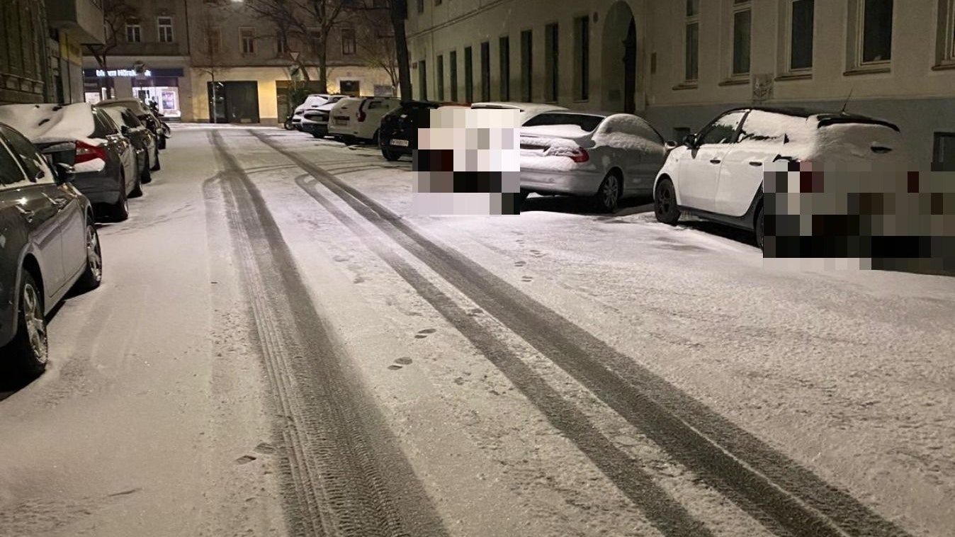 Heute.at - Erster Schnee! Winter-Hammer schlägt in Wien zu