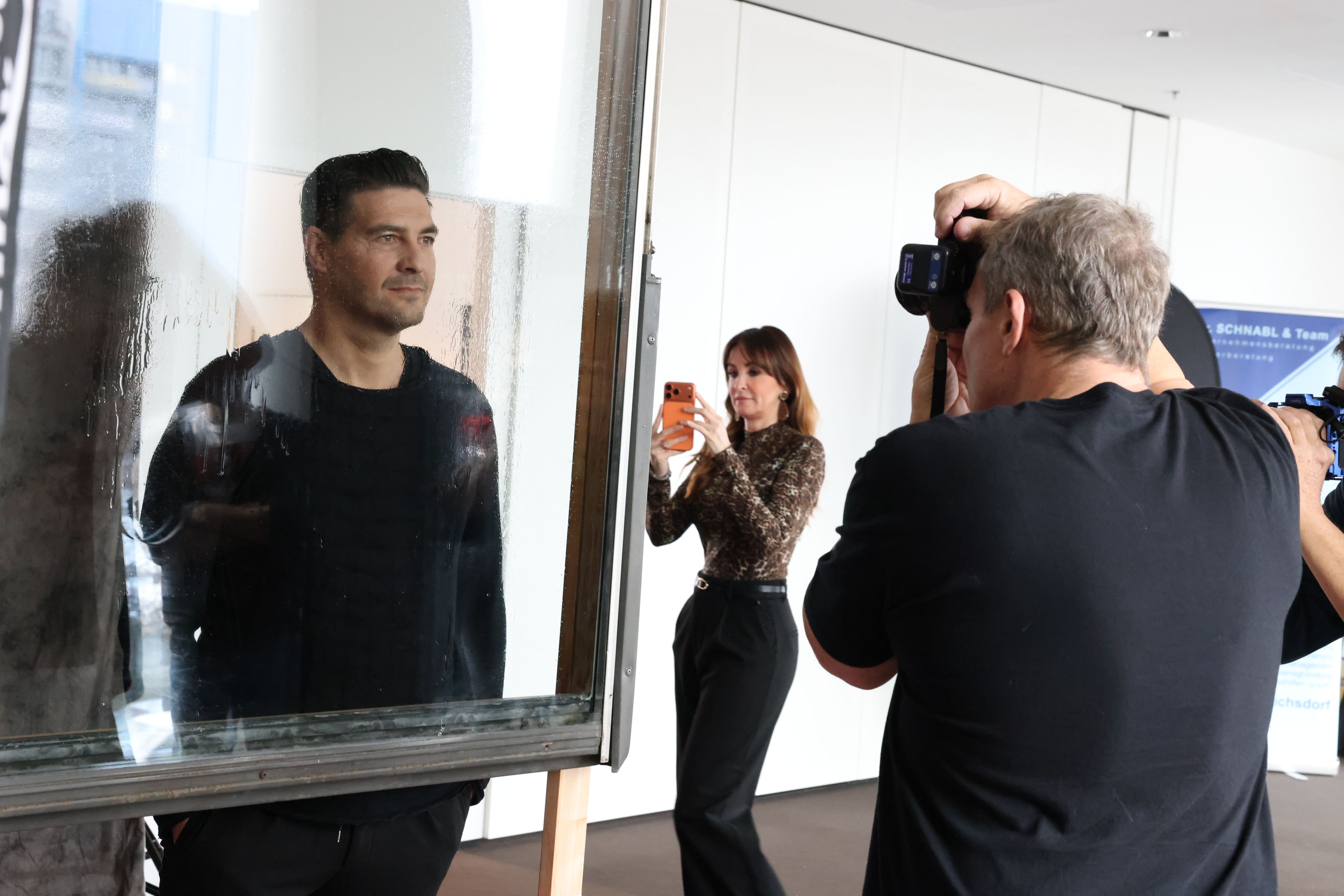 Norbert Oberhauser stand vor der Kamera von Manfred Baumann für den neuen 