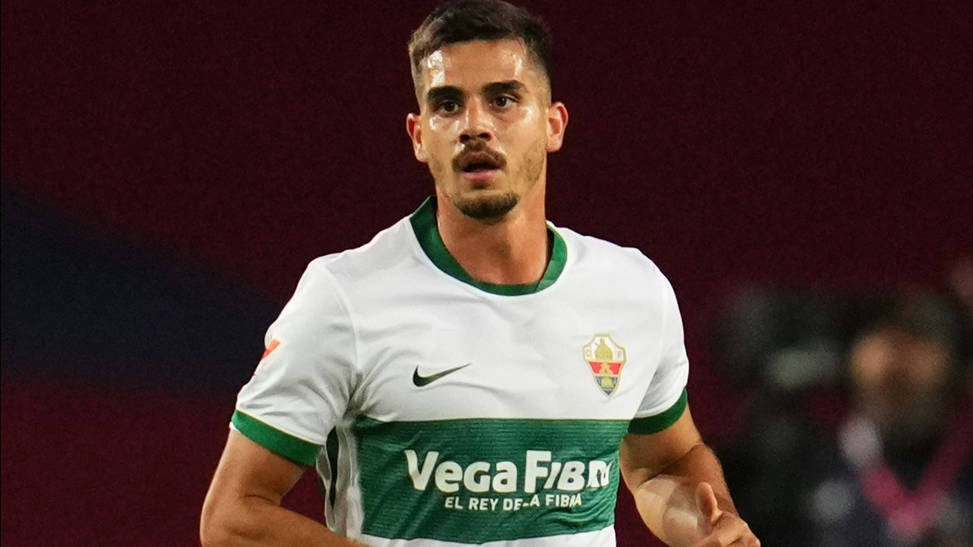 Real zeigte das Bild von Elche-Profi Andre Silva.