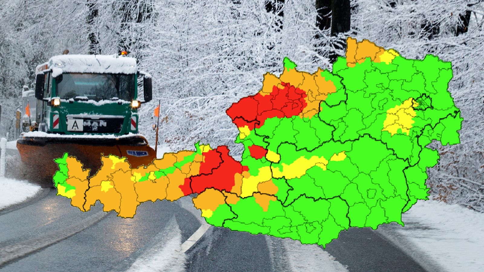 Heute.at - Rote Schnee-Warnung für mehrere Bundesländer ausgerufen