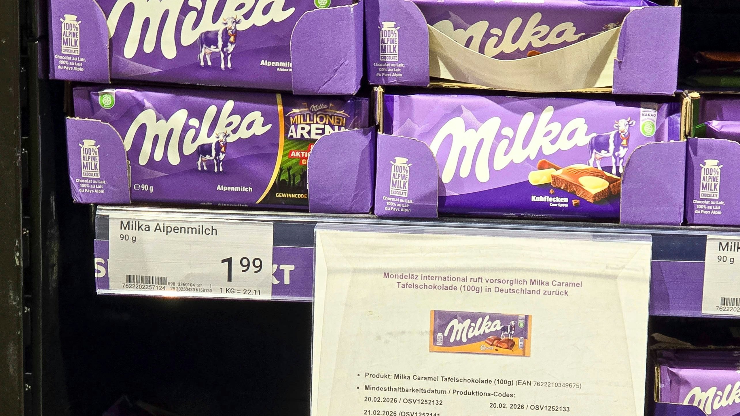 Heute.at - Auf keinen Fall essen! Milka ruft Schokolade zurück