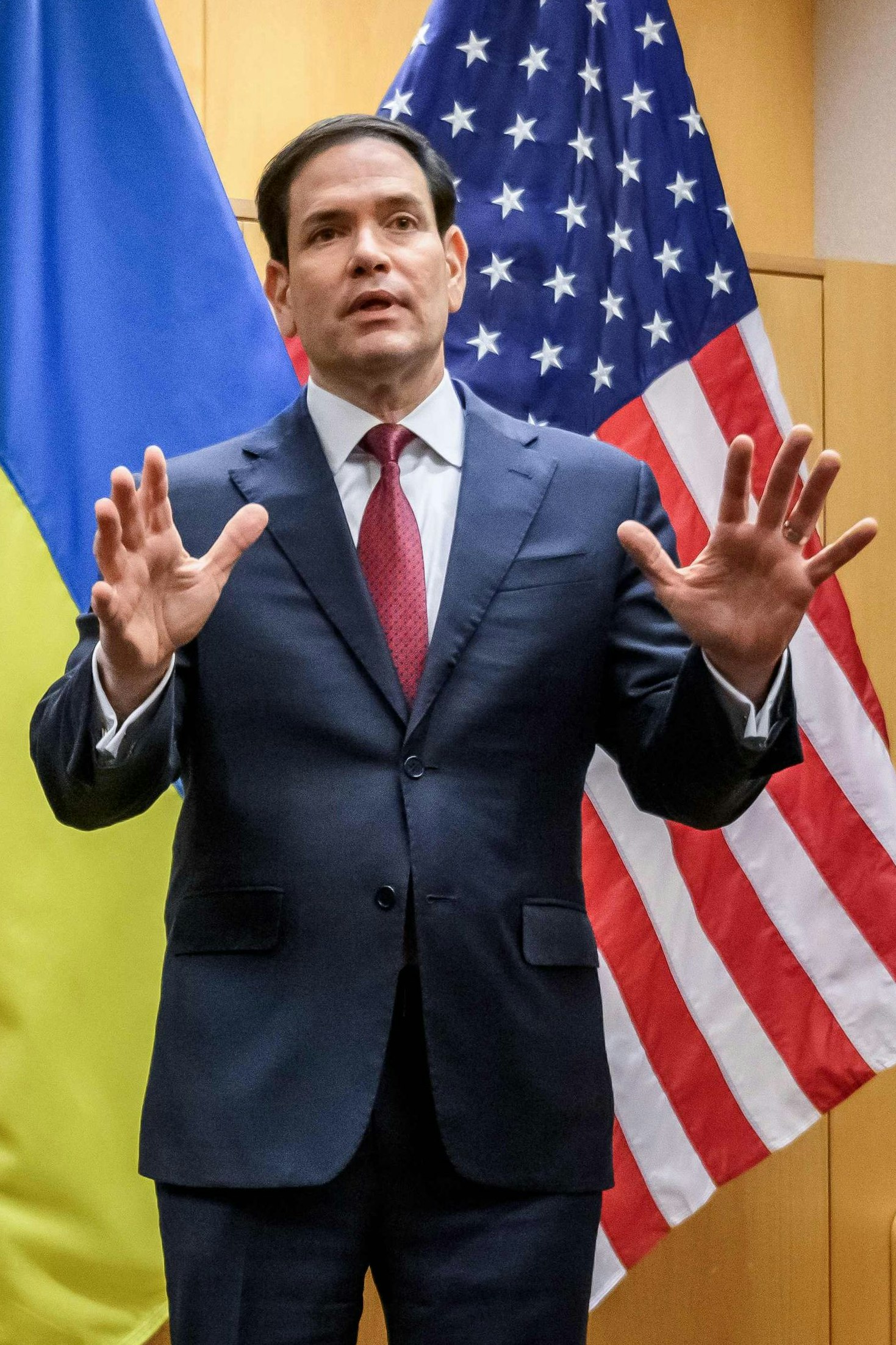 "Uninformiert": US-Außenminister Marco Rubio mit Andriy Yermak, Chefberater von Ukraine-Präsident Wolodymyr Selenskyj, in Genf