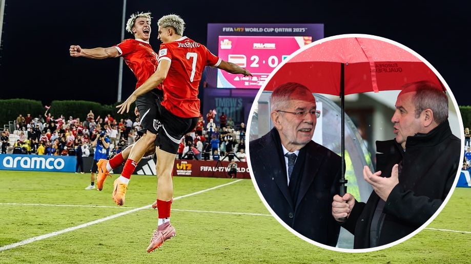 Alexander Van der Bellen und Josef Pröll reagieren auf die WM-Sensation der U17.