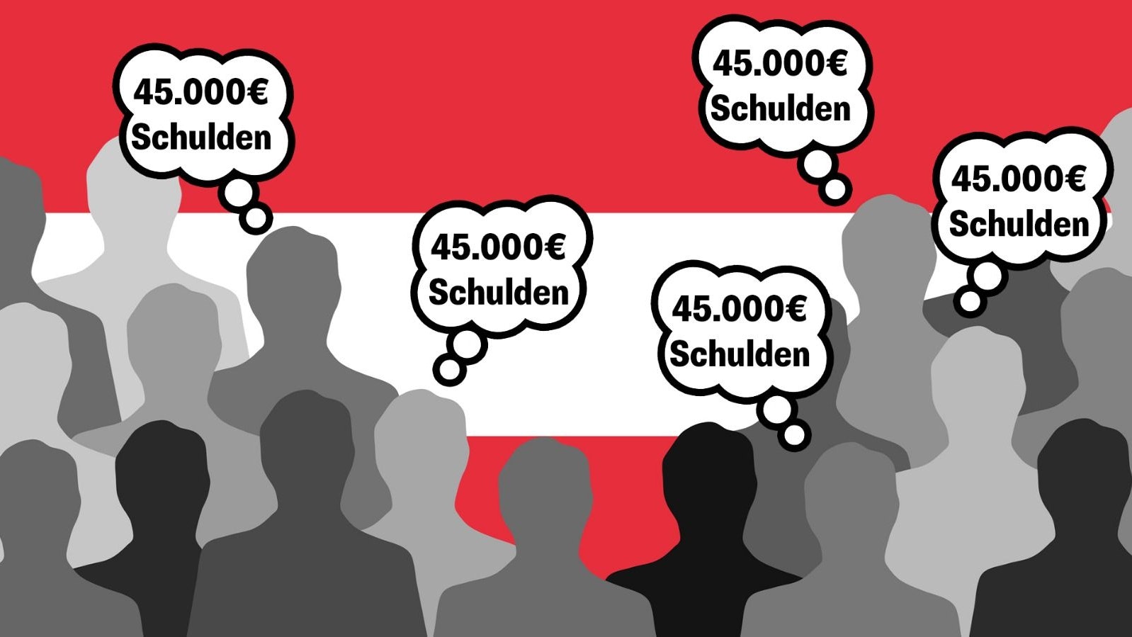 Heute.at - Budgetkrise – Staat brummt jedem 45.000 € Schulden auf