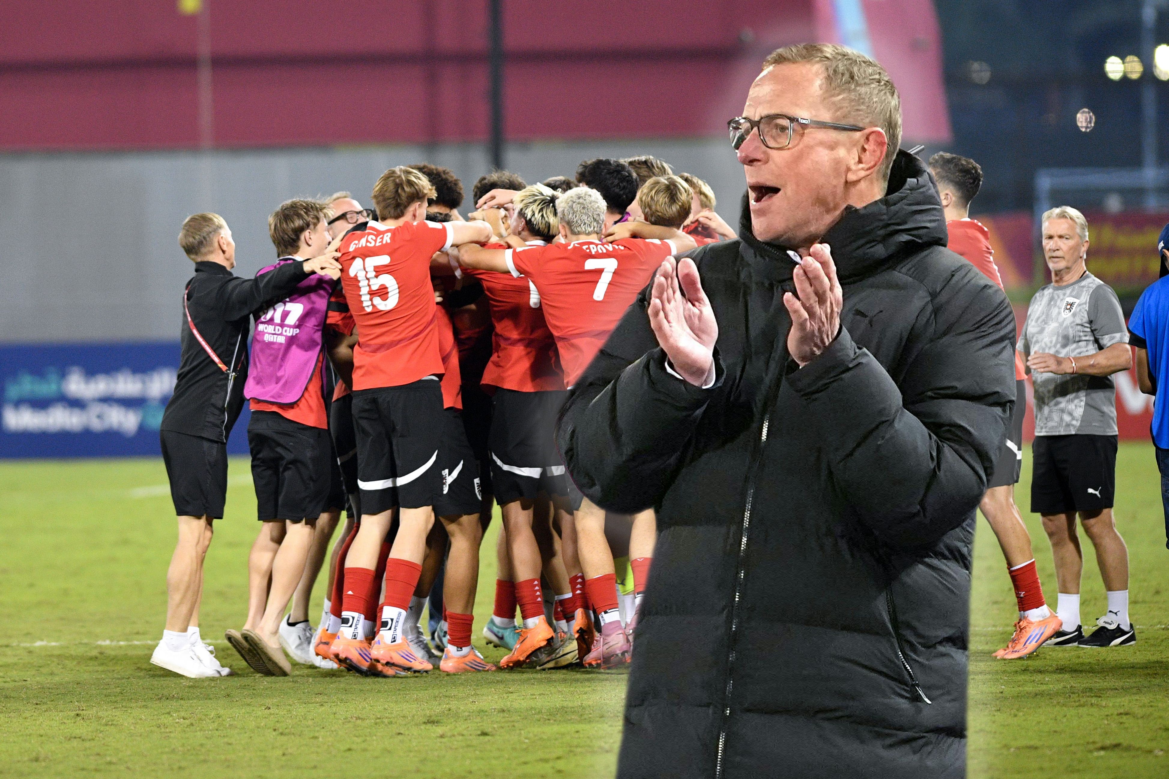 Ralf Rangnick drückt der U17 die Daumen.